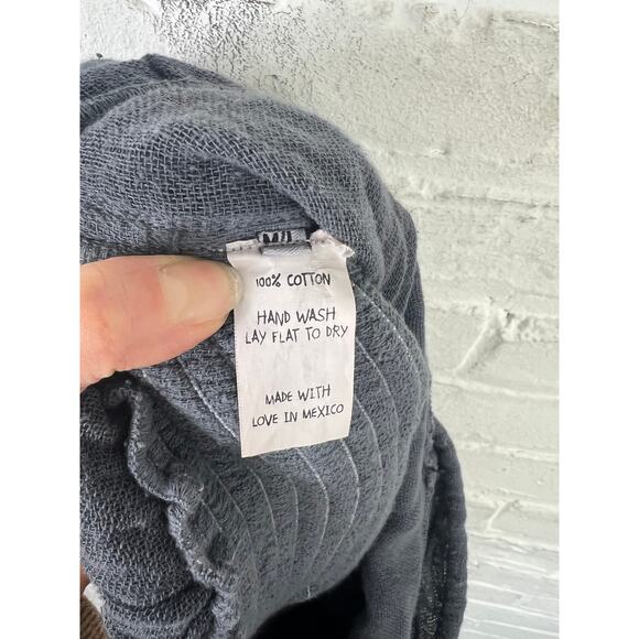 Jen's Pirate Booty Women's Lapis Maxi Dress Long Sleeve Gray Size Medium - Picture 7 of 8